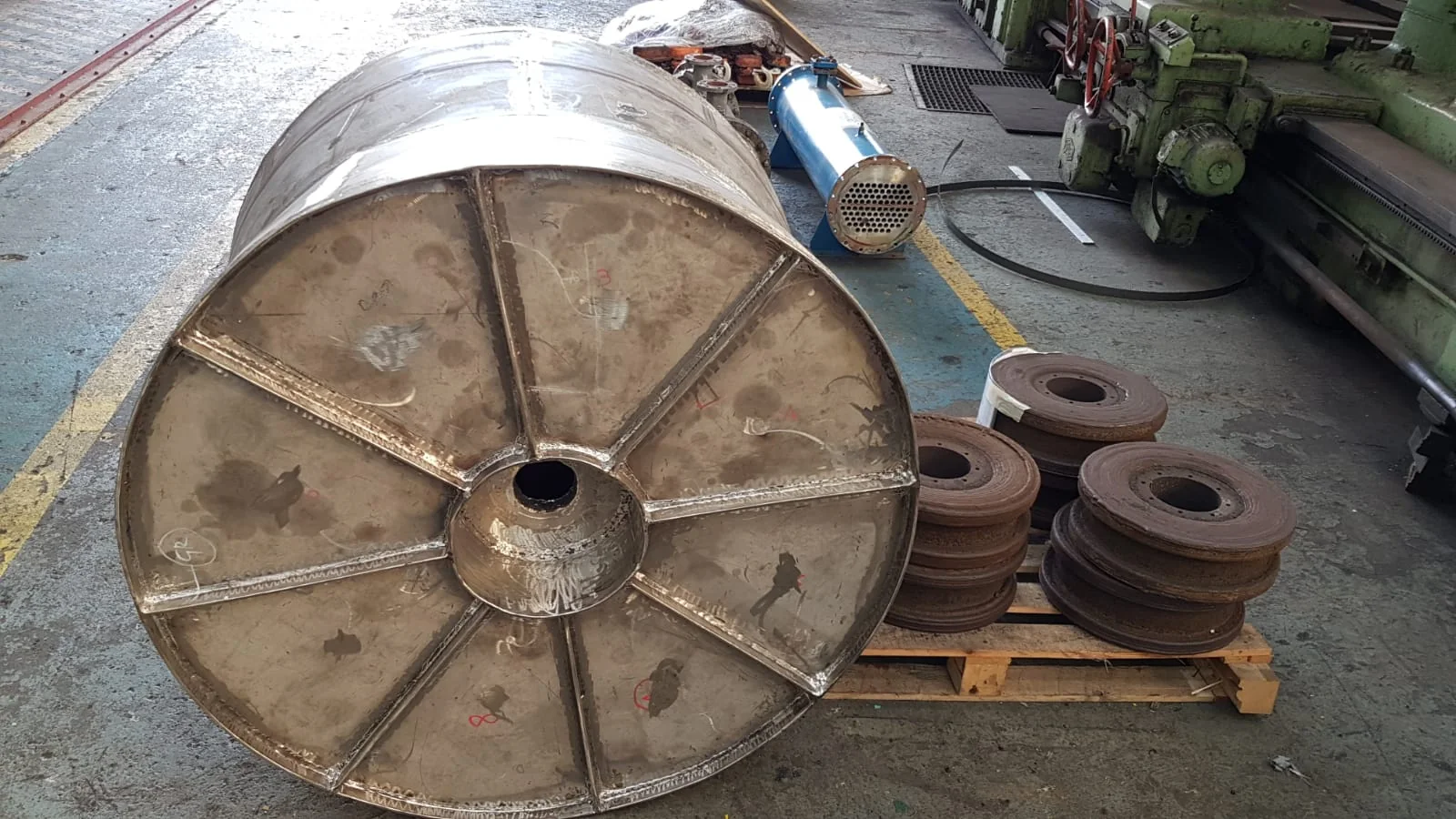 Aft sheave fabrication
