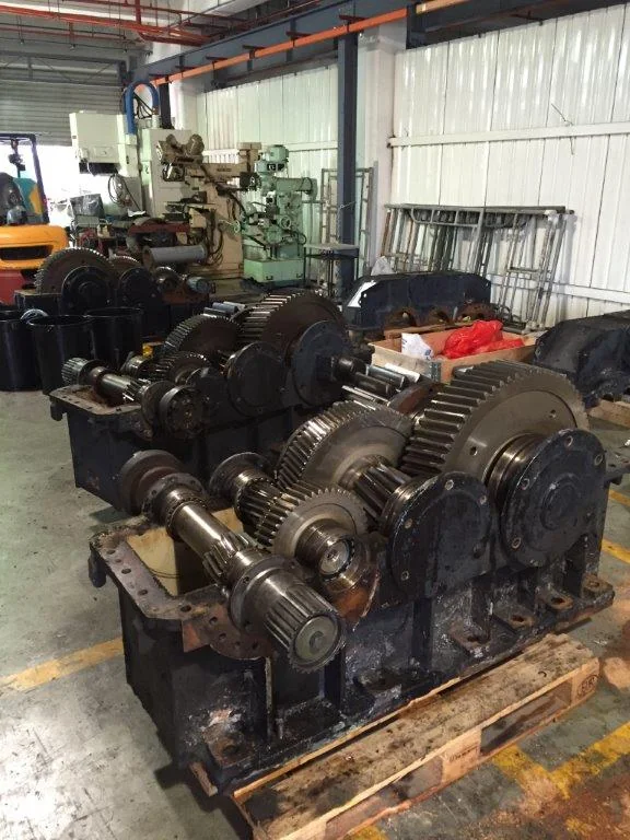 Mooring winch overhaul