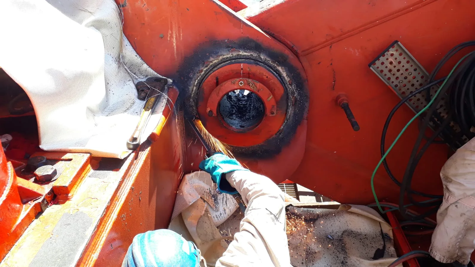 Crane-boom repair